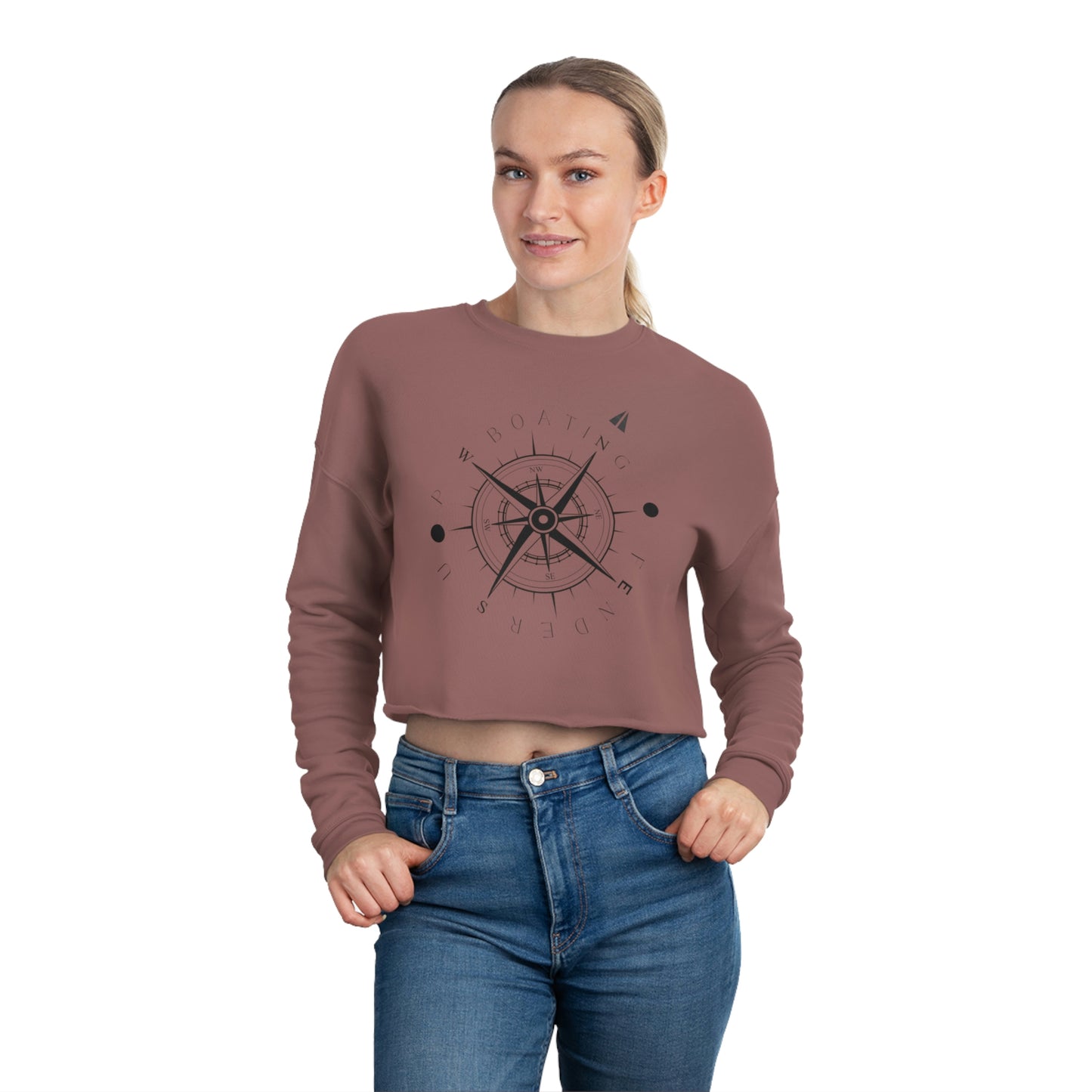 North Point Cropped Crewneck Sweatshirt